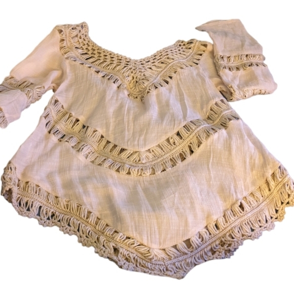 Umgee boho crochet top size M - Picture 5 of 13